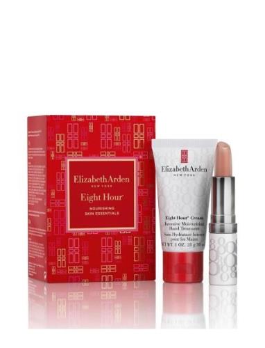 Eight Hour Cream 8H Lip 3.7G/8H Hand 30Ml 1 Stk Hudpleiesett Nude Eliz...