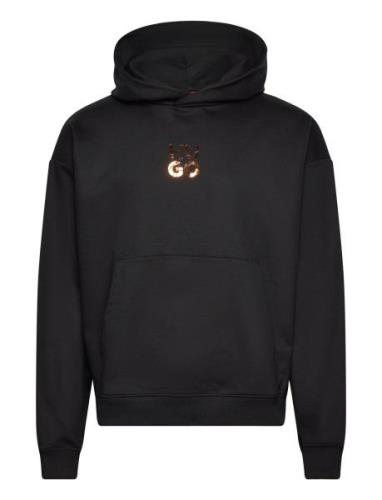 Diridovero Designers Sweat-shirts & Hoodies Hoodies Black HUGO