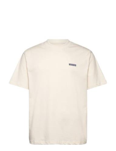 Wbbaine Sip Tee Tops T-shirts Short-sleeved Cream Woodbird