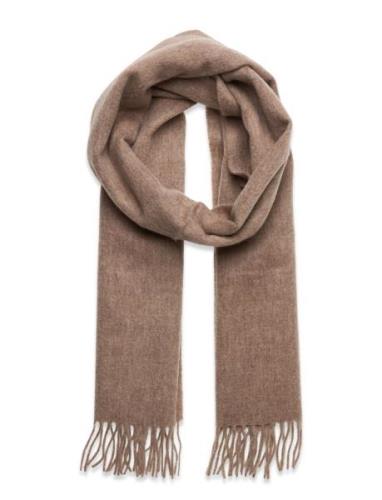 Bs Kemsley Scarf Accessories Scarves Winter Scarves Brown Bruun & Sten...