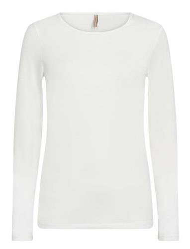 Sc-Marica Tops T-shirts & Tops Long-sleeved White Soyaconcept