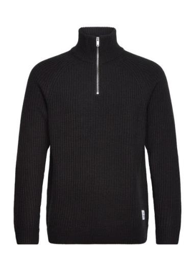 Mablimey 73 Tops Knitwear Half Zip Jumpers Black Matinique