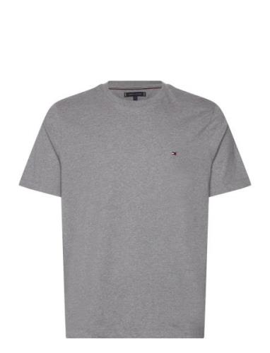 Essential Reg Fit Heather Tee Tops T-shirts Short-sleeved Grey Tommy H...