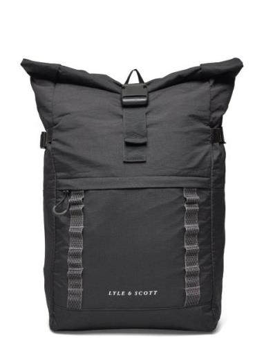 Ripstop Rolltop Ryggsekk Veske Black Lyle & Scott