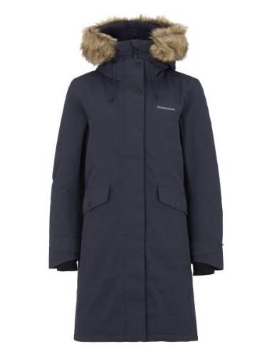 Emma Wns Parka Fôret Jakke Navy Didriksons