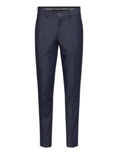 Superflex Pants - Combi Suit Bottoms Trousers Formal Navy Lindbergh Bl...