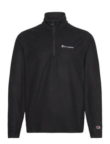 Half Zip Top Tops Sweat-shirts & Hoodies Sweat-shirts Black Champion