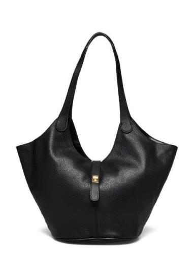 Soft Bucket Midi Bag Shopper Veske Black Gina Tricot