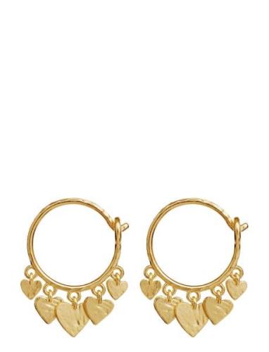 Zusa Earrings Accessories Jewellery Earrings Hoops Gold Maanesten