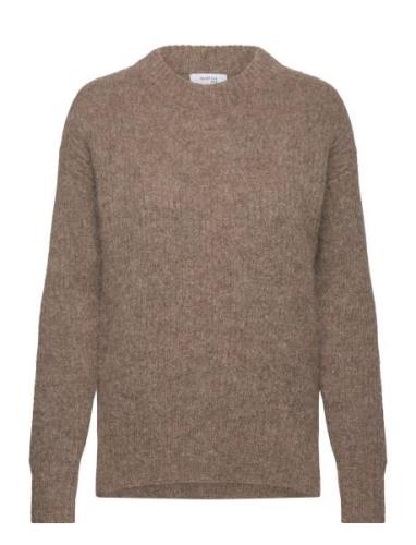 The Juliet Sweater Tops Knitwear Jumpers Brown Marville Road