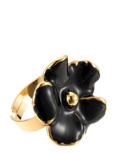 Daisy Ring Ring Smykker Black By Jolima