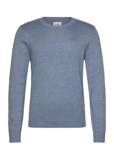 Hco. Guys Sweaters Tops Knitwear Round Necks Blue Hollister