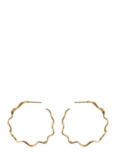 Large Hellir Hoops Accessories Jewellery Earrings Hoops Gold Pernille ...