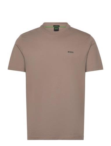 Tee Sport T-shirts Short-sleeved Brown BOSS