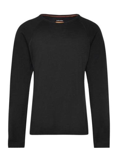 K 200 Oasis Ls Crewe Tops T-shirts Long-sleeved T-shirts Black Icebrea...