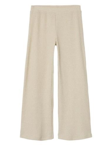 Nmfrikka Wide Pant Bottoms Trousers Beige Name It