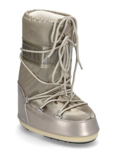 Mb Icon Glance Vinterstøvletter Pull On Beige Moon Boot