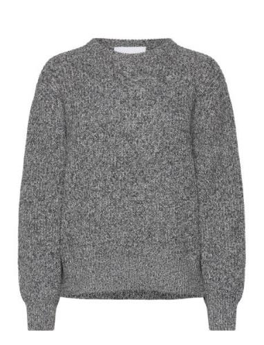 Lr-Ibbi Tops Knitwear Jumpers Grey Levete Room