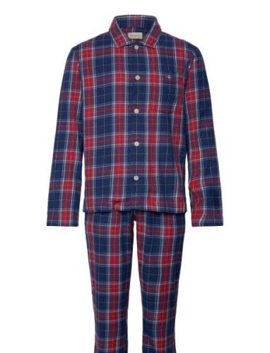 Flannel Pj Set Shirt And Pants Gb Pyjamas Navy GANT