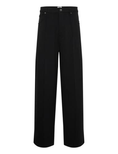 Loose Baggy Track Trousers Bottoms Trousers Casual Black Weekday