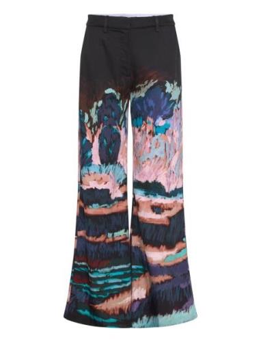 Eileen Bottoms Trousers Wide Leg Black Munthe