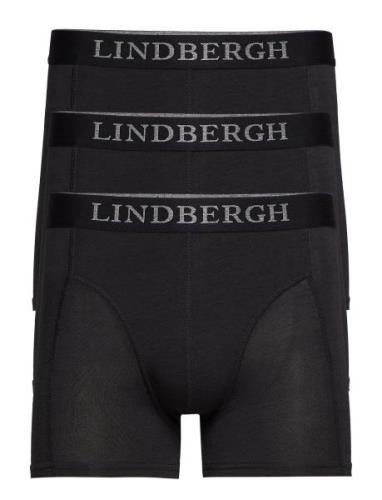 Basic Bamboo Boxers 3 Pack Boksershorts Black Lindbergh