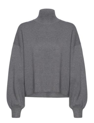 Mschmercy East M Pullover Tops Knitwear Jumpers Grey MSCH Copenhagen