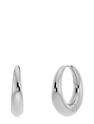 Furo Hoops L Accessories Jewellery Earrings Hoops Silver Edblad