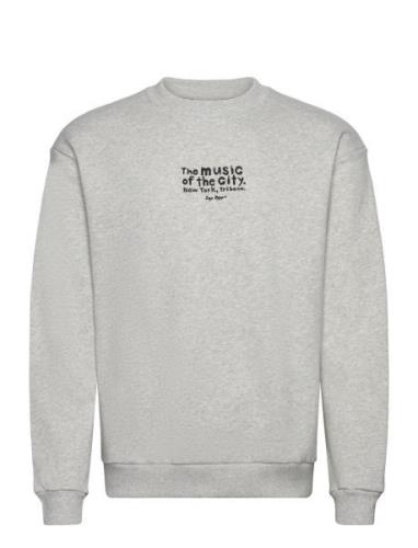 Luca Sweatshirt Tops Sweat-shirts & Hoodies Sweat-shirts Grey Les Deux