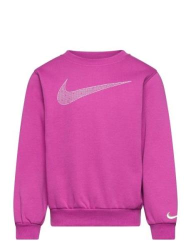 Nike Shine Crew Sport Sweat-shirts & Hoodies Sweat-shirts Purple Nike