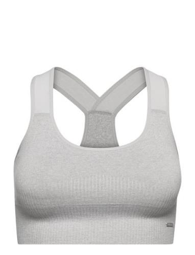 Ribbed High Support Bra Lingerie Bras & Tops Sports Bras - All Grey Ai...