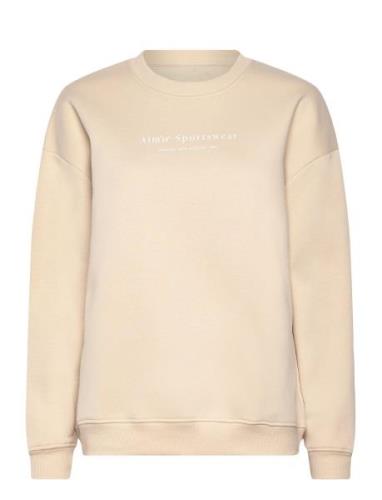 Serif Sweatshirt Sport Sweat-shirts & Hoodies Sweat-shirts Beige Aim´n