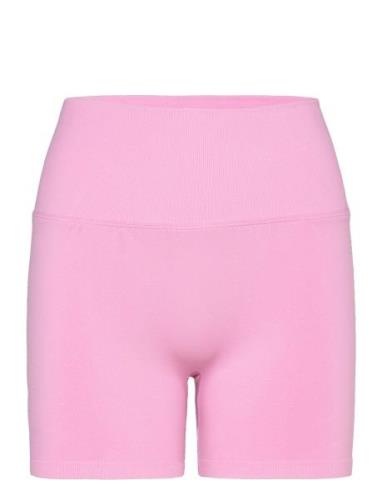 Black Shape Seamless Hotpants Sport Shorts Cycling Shorts Pink Aim´n