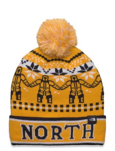 Kids Ski Tuke Accessories Headwear Hats Beanie Yellow The North Face