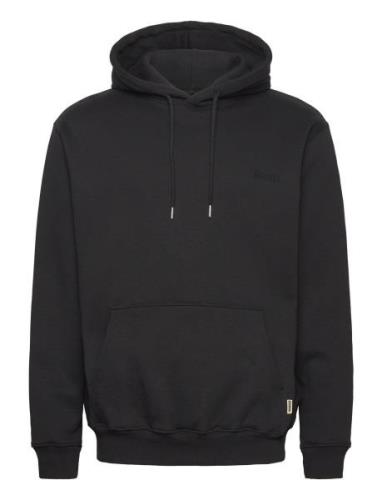 Wbpacs Base Hoodie Tops Sweat-shirts & Hoodies Hoodies Black Woodbird