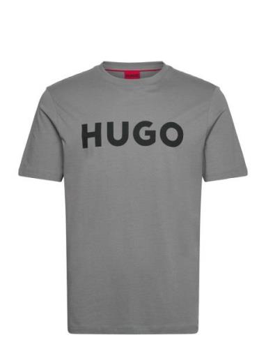 Dulivio Designers T-shirts Short-sleeved Grey HUGO