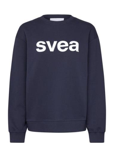 Swcowen Sweatshirt Tops Sweat-shirts & Hoodies Sweat-shirts Navy Svea