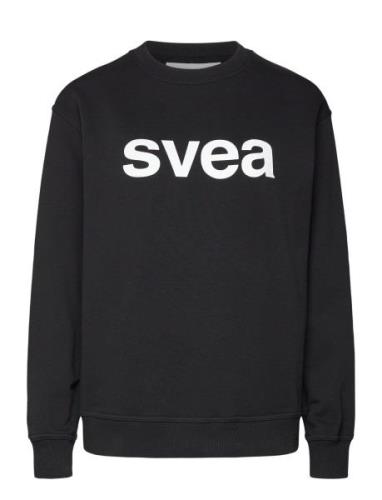 Swcowen Sweatshirt Tops Sweat-shirts & Hoodies Sweat-shirts Black Svea