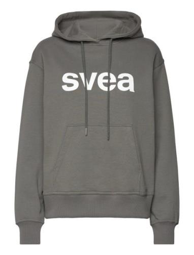 Swcowen Hoodie Tops Sweat-shirts & Hoodies Hoodies Grey Svea