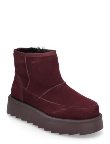 Women Boots Shoes Wintershoes Burgundy Tamaris