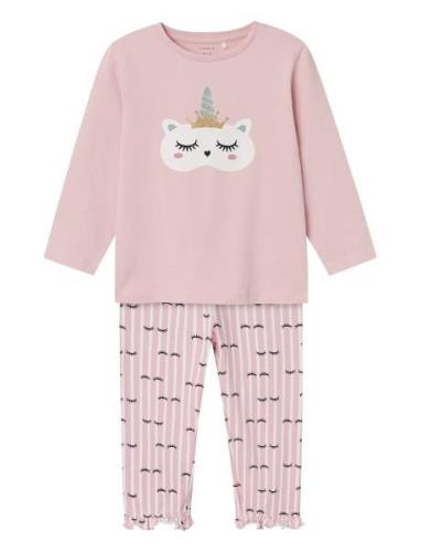 Nmfranda Night Set Pyjamas Sett Pink Name It