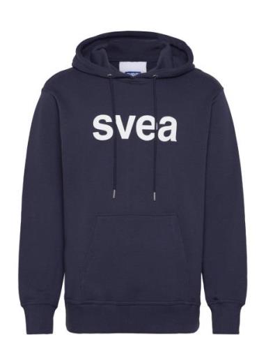 Smcowen Hoodie Tops Sweat-shirts & Hoodies Hoodies Navy Svea