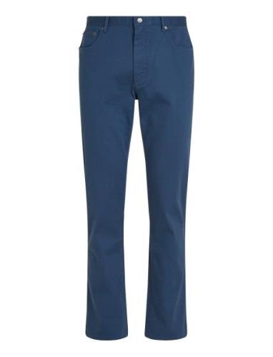 Denton 5Pkt Structured Bottoms Trousers Casual Blue Tommy Hilfiger