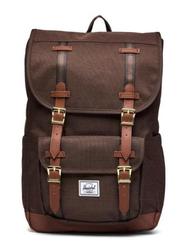 Herschel Little America Mid Backpack Ryggsekk Veske Brown Herschel