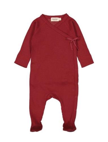 Rubetta Langermet Bodysuit Red MarMar Copenhagen