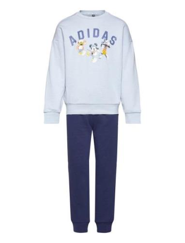 Lk Dy Mm Swtjog Sport Tracksuits Blue Adidas Sportswear