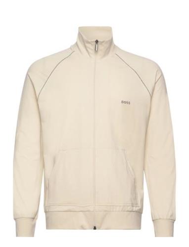 Mix&Match Jacket Z Tops Sweat-shirts & Hoodies Sweat-shirts Cream BOSS