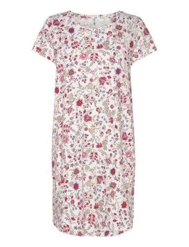 Nightdress Aop Nattkjole Red Lindex