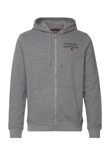 Fz Hoodie Hwk Tops Sweat-shirts & Hoodies Hoodies Grey Tommy Hilfiger