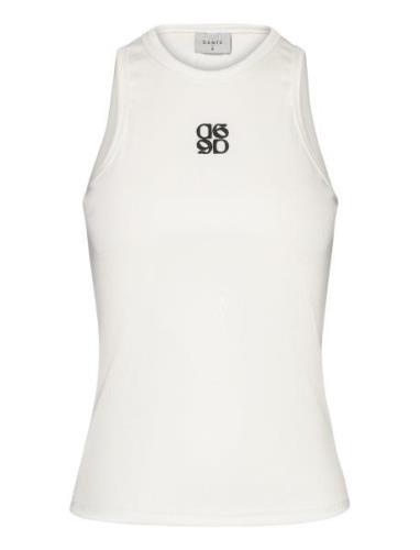 Ivi Logo Tank Top Tops T-shirts & Tops Sleeveless White Dante6